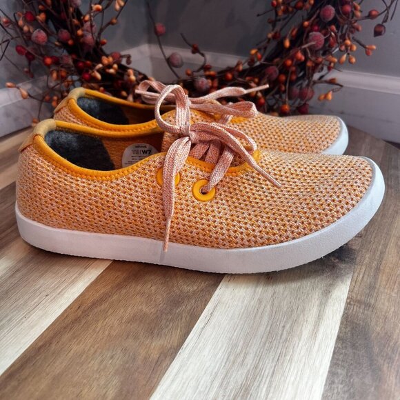 Allbirds Womens Tree Skipper Sol Lace-Up Casual Shoe Size 7 Orange - Picture 2 of 12